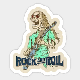 Rock n Roll Skellie Sticker